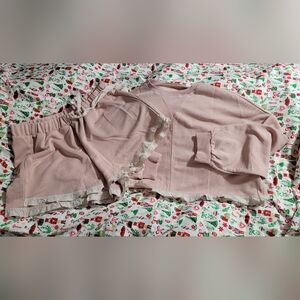 Women's Pink Sleepwear Set